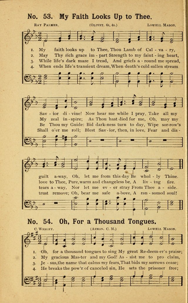 Revival Melodies: containing the popular Welsh tunes used in the great revivail in Wales; also a choice selection of gospel songs specially adapted for evangelistic and devotional meetings  page 52