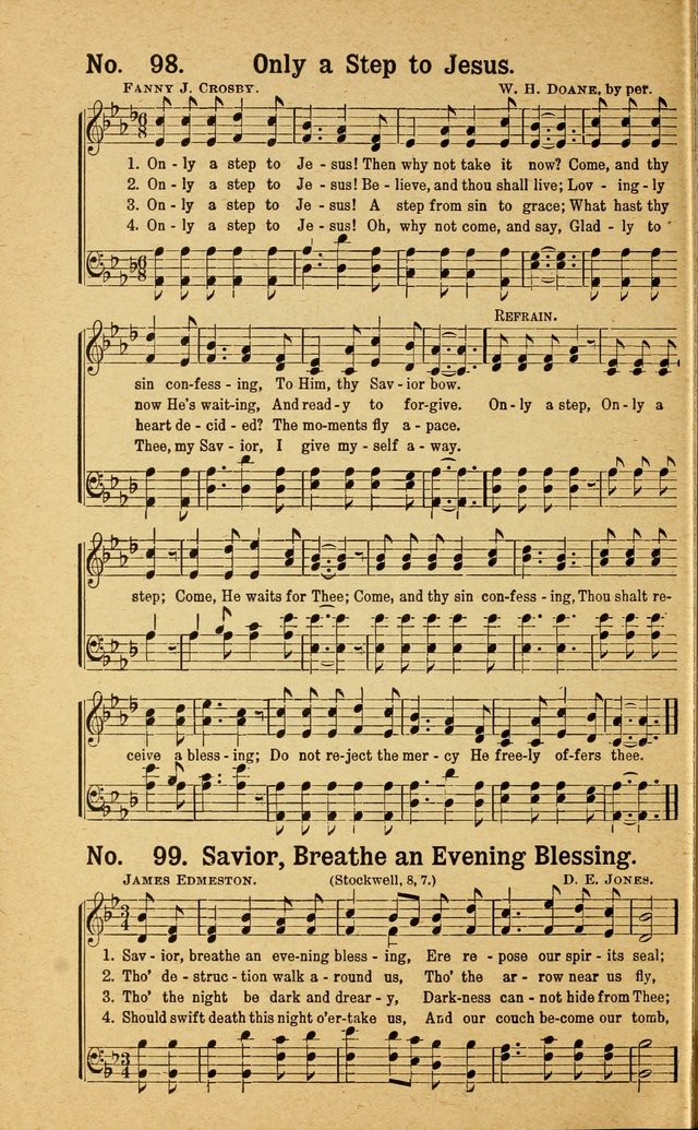 Revival Melodies: containing the popular Welsh tunes used in the great revivail in Wales; also a choice selection of gospel songs specially adapted for evangelistic and devotional meetings  page 86