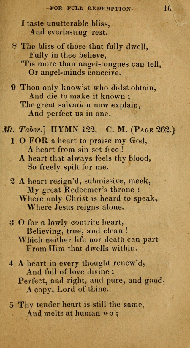 The Reformed Methodist Pocket Hymnal: Revised: collected from various authors. Designed for the worship of God in all Christian churches. page 109