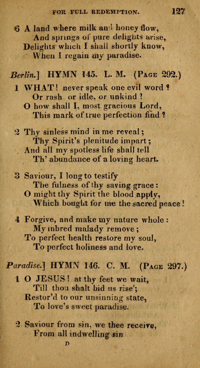 The Reformed Methodist Pocket Hymnal: Revised: collected from various authors. Designed for the worship of God in all Christian churches. page 127