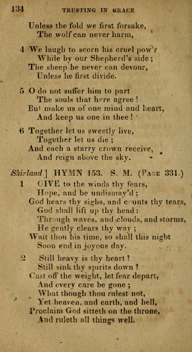 The Reformed Methodist Pocket Hymnal: Revised: collected from various authors. Designed for the worship of God in all Christian churches. page 134