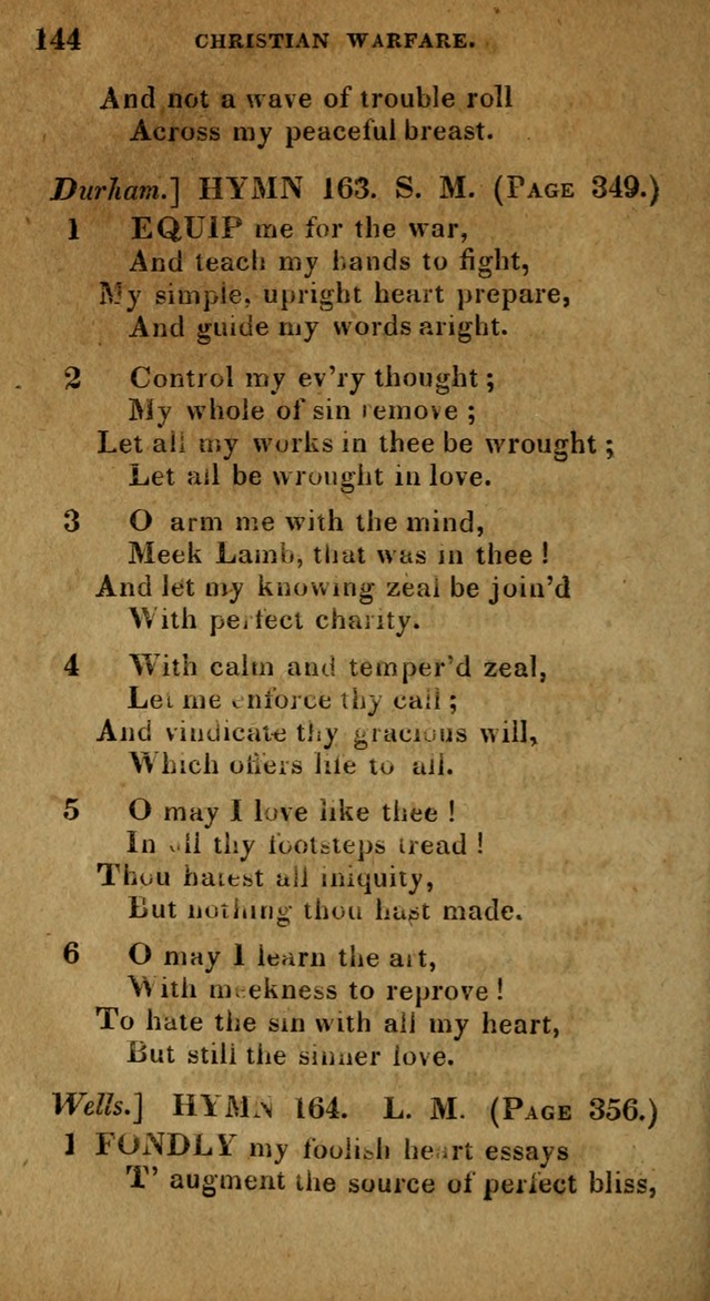 The Reformed Methodist Pocket Hymnal: Revised: collected from various authors. Designed for the worship of God in all Christian churches. page 144