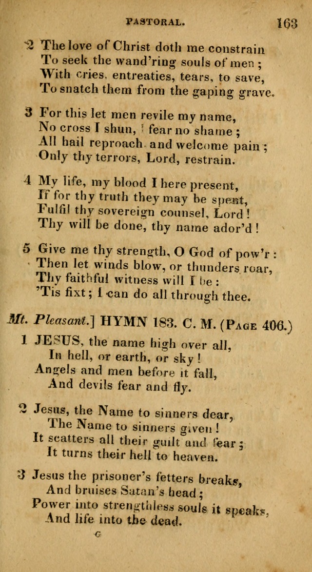 The Reformed Methodist Pocket Hymnal: Revised: collected from various authors. Designed for the worship of God in all Christian churches. page 163