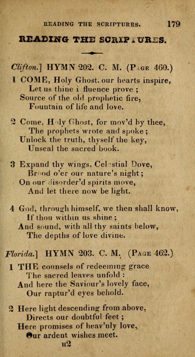 The Reformed Methodist Pocket Hymnal: Revised: collected from various authors. Designed for the worship of God in all Christian churches. page 179