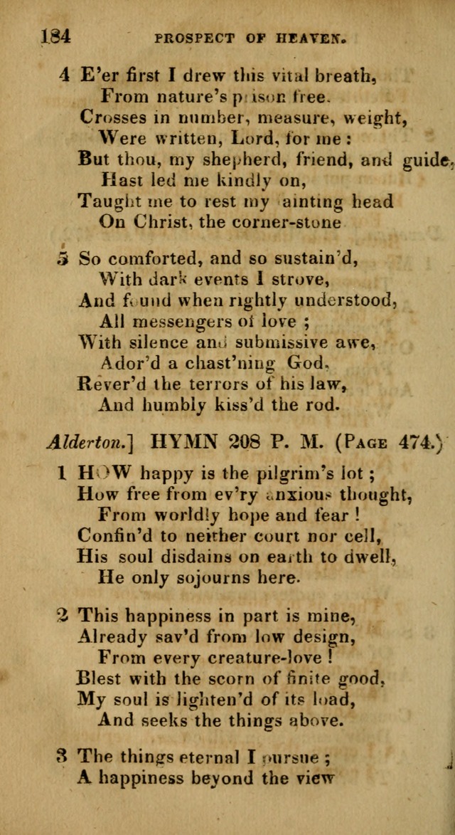 The Reformed Methodist Pocket Hymnal: Revised: collected from various authors. Designed for the worship of God in all Christian churches. page 184