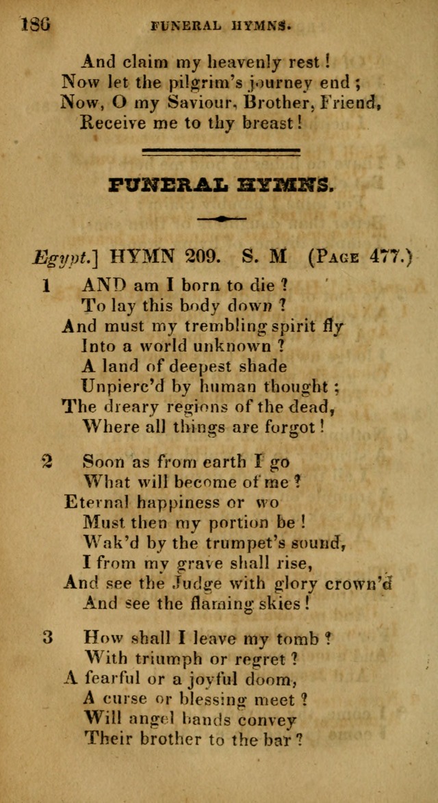 The Reformed Methodist Pocket Hymnal: Revised: collected from various authors. Designed for the worship of God in all Christian churches. page 186