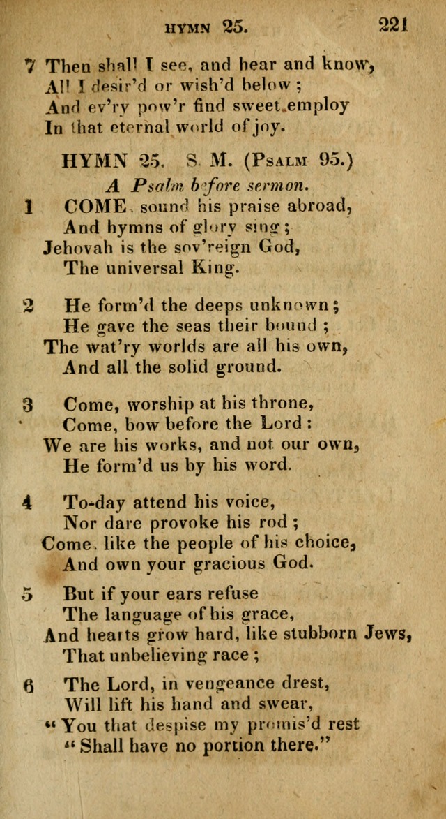 The Reformed Methodist Pocket Hymnal: Revised: collected from various authors. Designed for the worship of God in all Christian churches. page 221