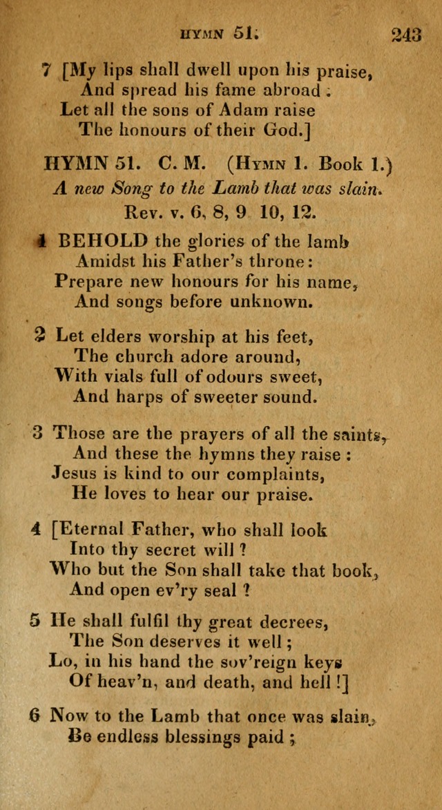 The Reformed Methodist Pocket Hymnal: Revised: collected from various authors. Designed for the worship of God in all Christian churches. page 243