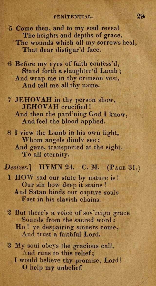 The Reformed Methodist Pocket Hymnal: Revised: collected from various authors. Designed for the worship of God in all Christian churches. page 25