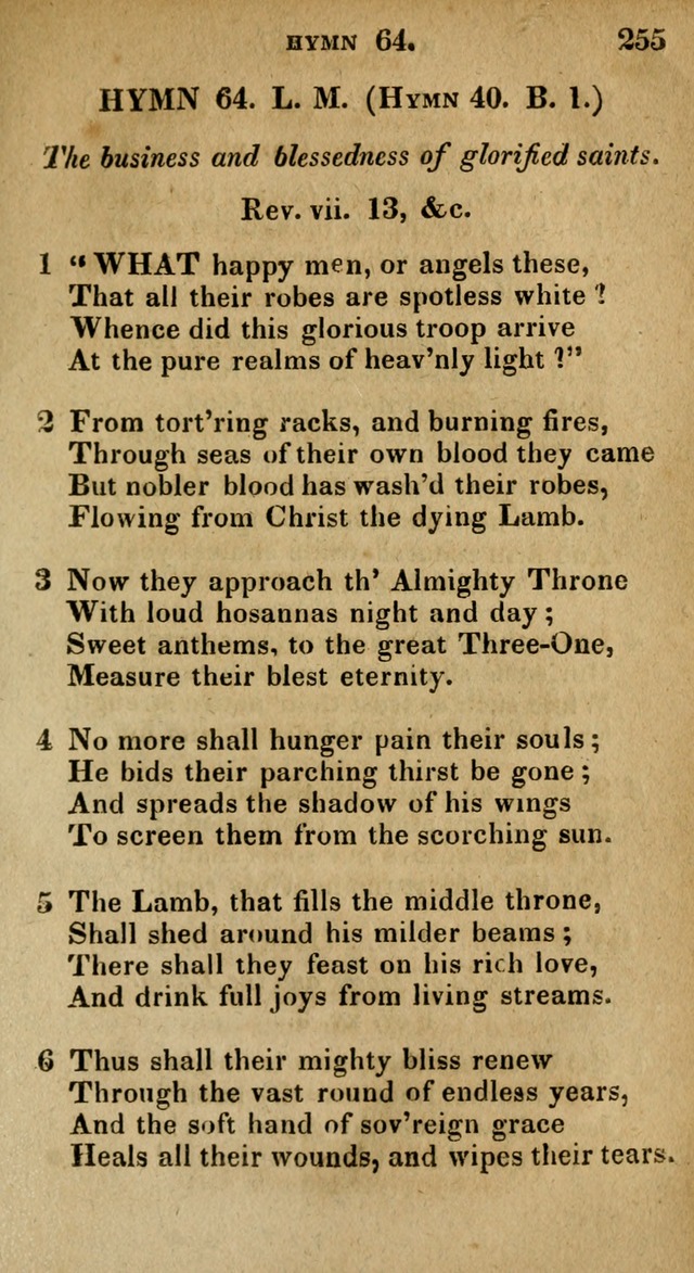 The Reformed Methodist Pocket Hymnal: Revised: collected from various authors. Designed for the worship of God in all Christian churches. page 255