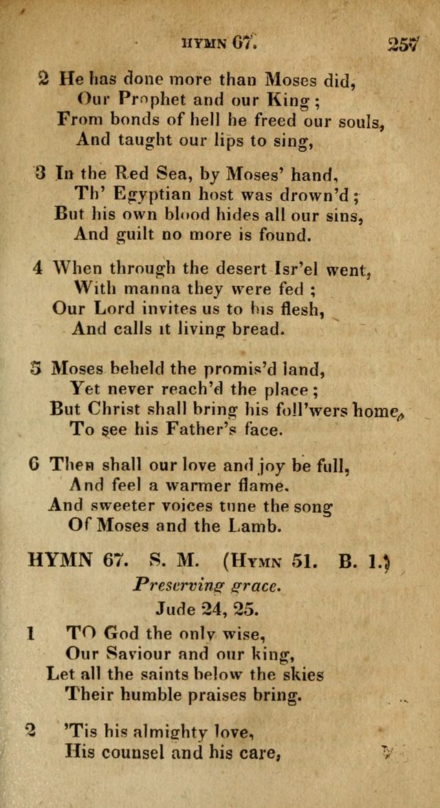 The Reformed Methodist Pocket Hymnal: Revised: collected from various authors. Designed for the worship of God in all Christian churches. page 257