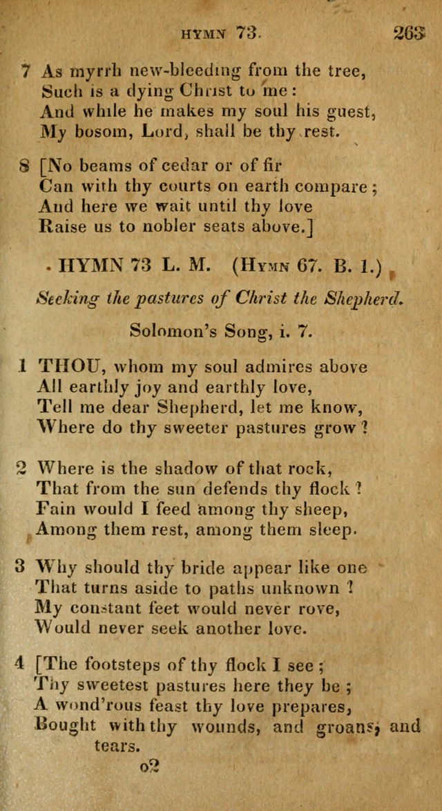 The Reformed Methodist Pocket Hymnal: Revised: collected from various authors. Designed for the worship of God in all Christian churches. page 263