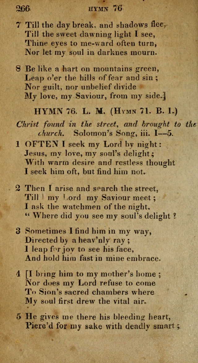 The Reformed Methodist Pocket Hymnal: Revised: collected from various authors. Designed for the worship of God in all Christian churches. page 266