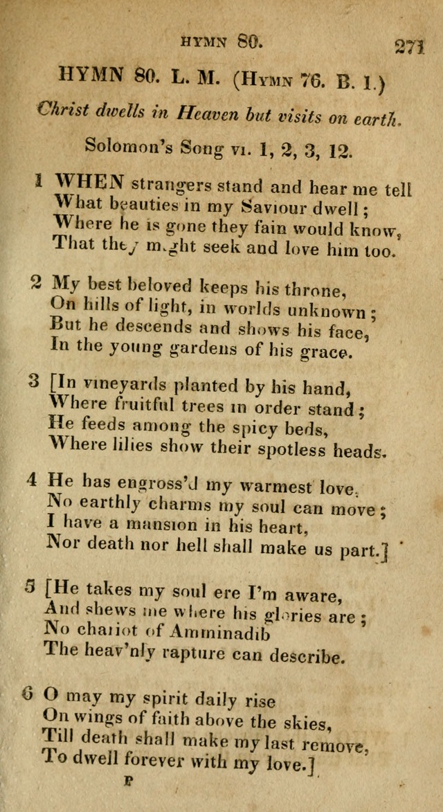 The Reformed Methodist Pocket Hymnal: Revised: collected from various authors. Designed for the worship of God in all Christian churches. page 271