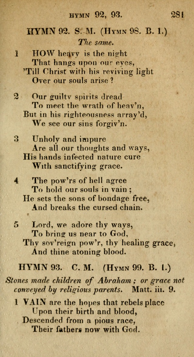 The Reformed Methodist Pocket Hymnal: Revised: collected from various authors. Designed for the worship of God in all Christian churches. page 281