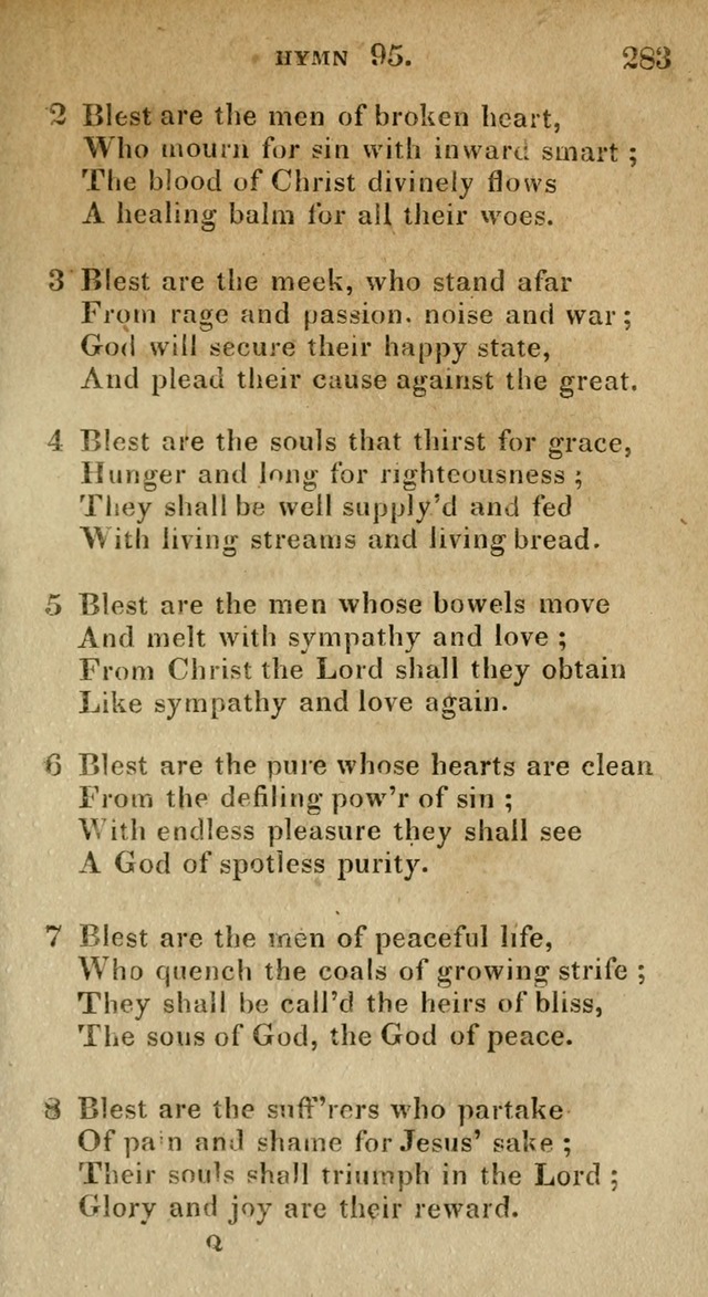 The Reformed Methodist Pocket Hymnal: Revised: collected from various authors. Designed for the worship of God in all Christian churches. page 283