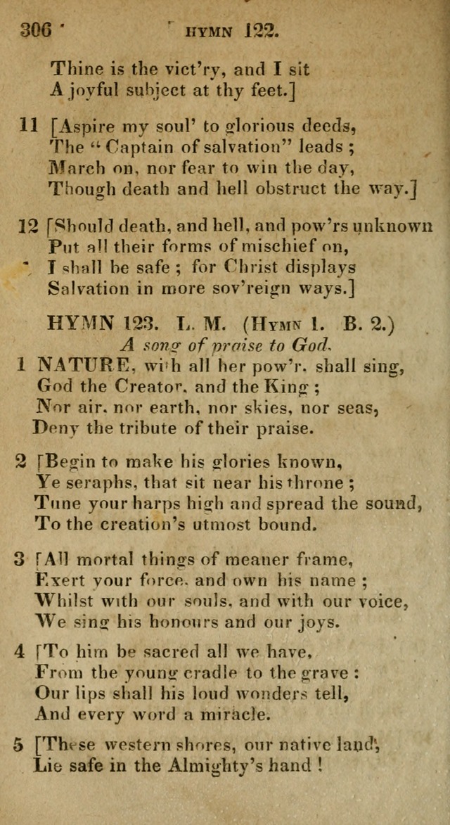 The Reformed Methodist Pocket Hymnal: Revised: collected from various authors. Designed for the worship of God in all Christian churches. page 306