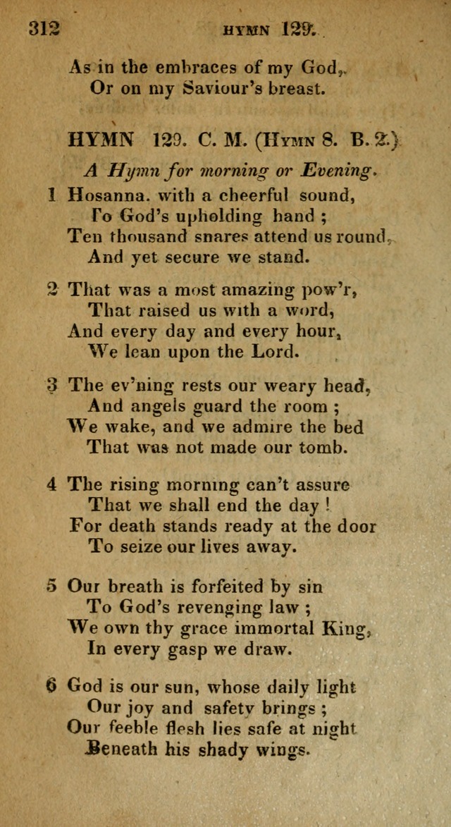 The Reformed Methodist Pocket Hymnal: Revised: collected from various authors. Designed for the worship of God in all Christian churches. page 312