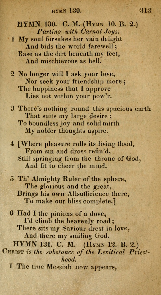 The Reformed Methodist Pocket Hymnal: Revised: collected from various authors. Designed for the worship of God in all Christian churches. page 313