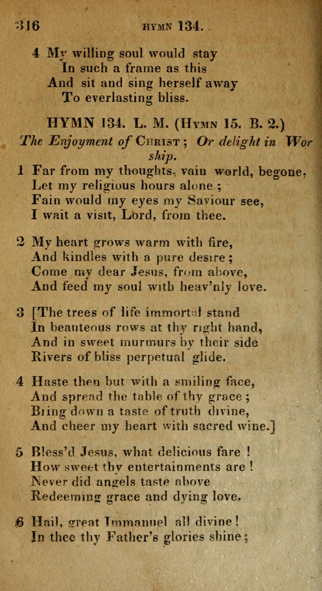 The Reformed Methodist Pocket Hymnal: Revised: collected from various authors. Designed for the worship of God in all Christian churches. page 316