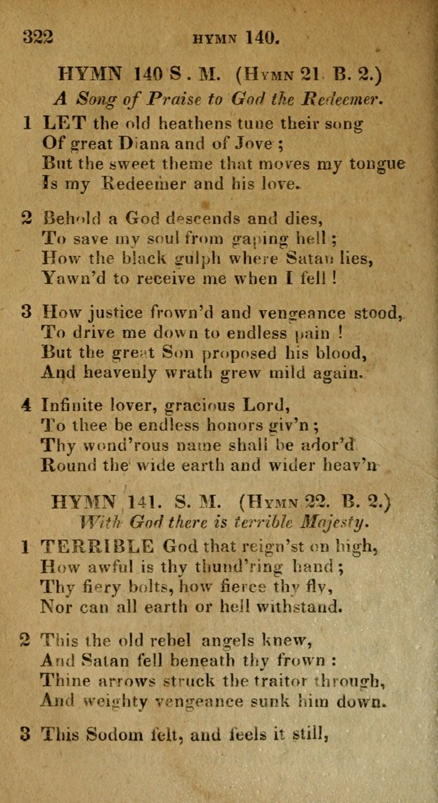 The Reformed Methodist Pocket Hymnal: Revised: collected from various authors. Designed for the worship of God in all Christian churches. page 322