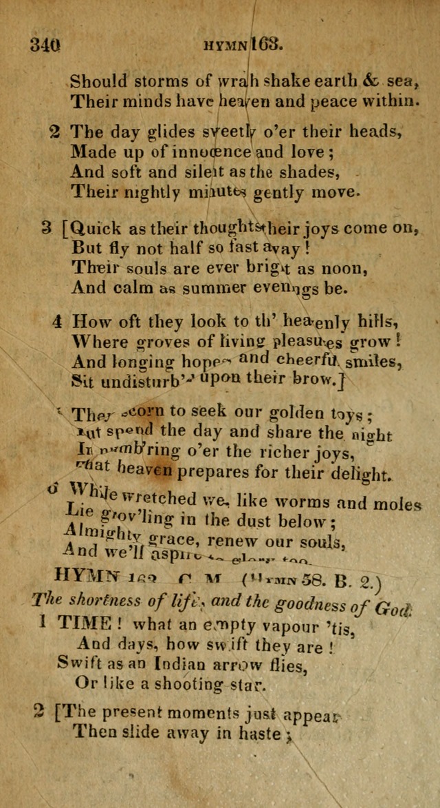 The Reformed Methodist Pocket Hymnal: Revised: collected from various authors. Designed for the worship of God in all Christian churches. page 340