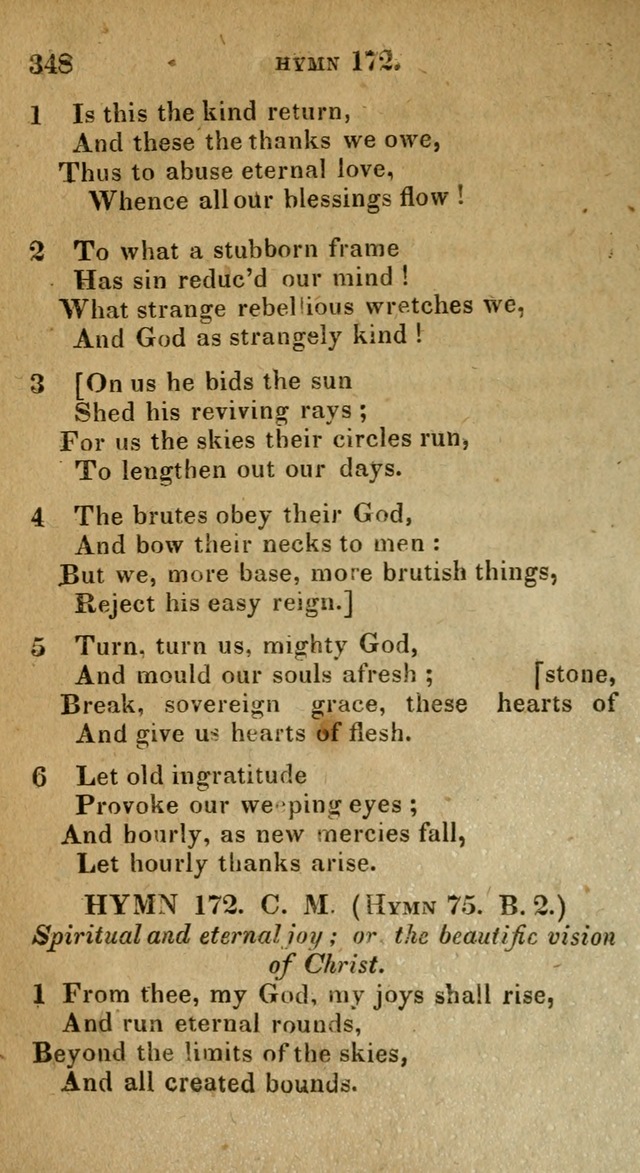 The Reformed Methodist Pocket Hymnal: Revised: collected from various authors. Designed for the worship of God in all Christian churches. page 348