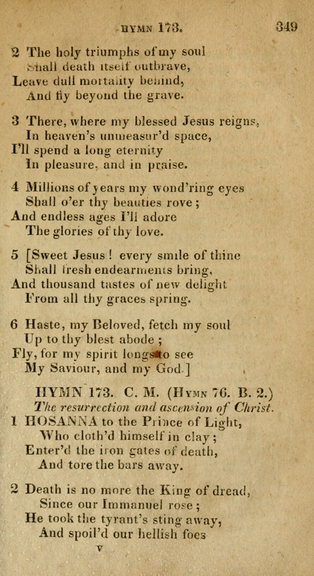 The Reformed Methodist Pocket Hymnal: Revised: collected from various authors. Designed for the worship of God in all Christian churches. page 349