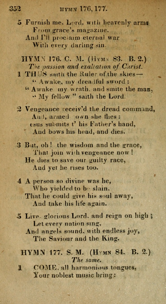 The Reformed Methodist Pocket Hymnal: Revised: collected from various authors. Designed for the worship of God in all Christian churches. page 352