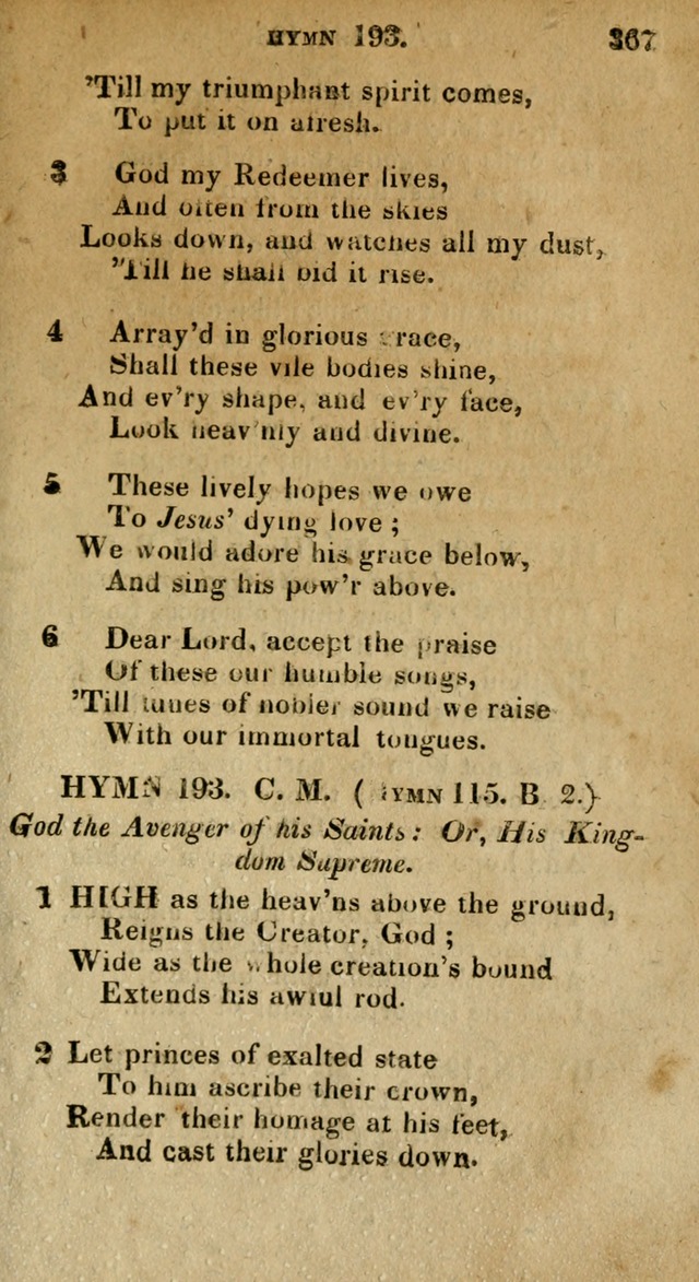 The Reformed Methodist Pocket Hymnal: Revised: collected from various authors. Designed for the worship of God in all Christian churches. page 367