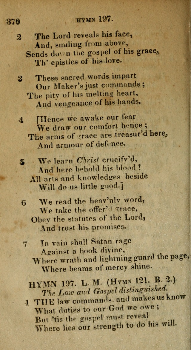 The Reformed Methodist Pocket Hymnal: Revised: collected from various authors. Designed for the worship of God in all Christian churches. page 370