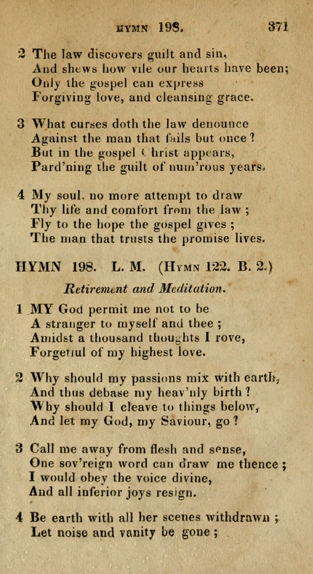 The Reformed Methodist Pocket Hymnal: Revised: collected from various authors. Designed for the worship of God in all Christian churches. page 371