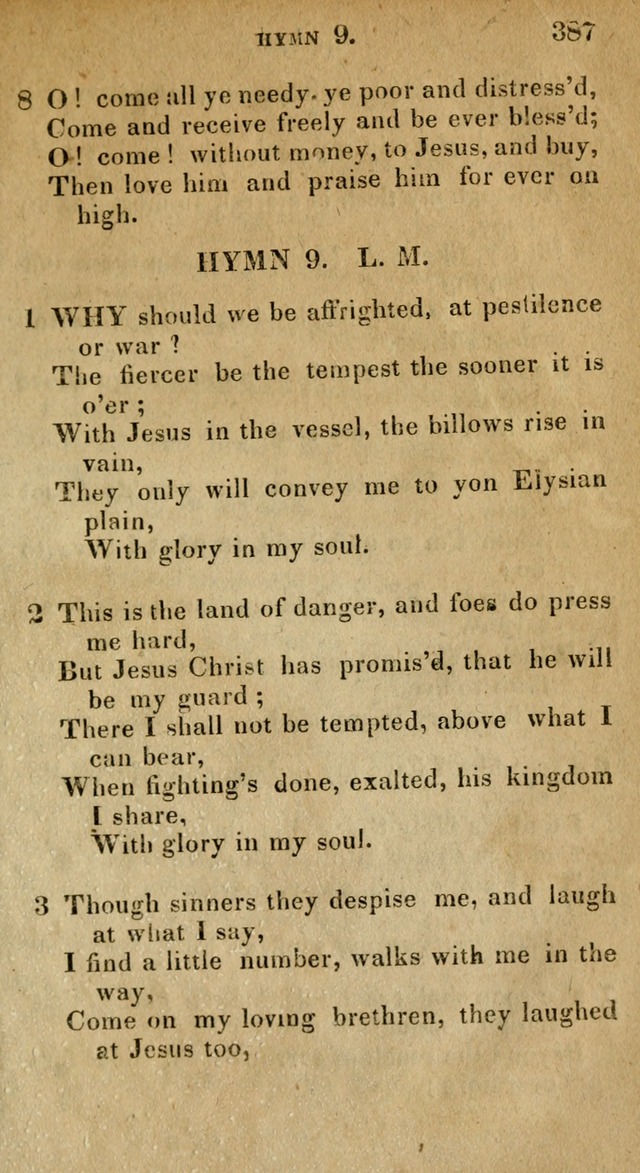 The Reformed Methodist Pocket Hymnal: Revised: collected from various authors. Designed for the worship of God in all Christian churches. page 387