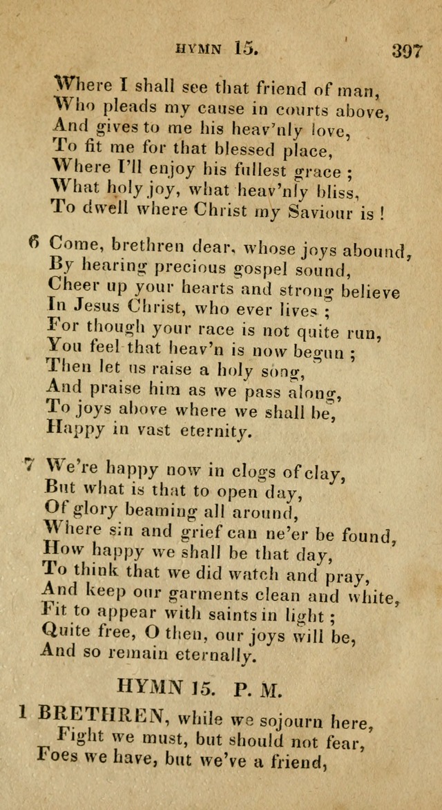 The Reformed Methodist Pocket Hymnal: Revised: collected from various authors. Designed for the worship of God in all Christian churches. page 397