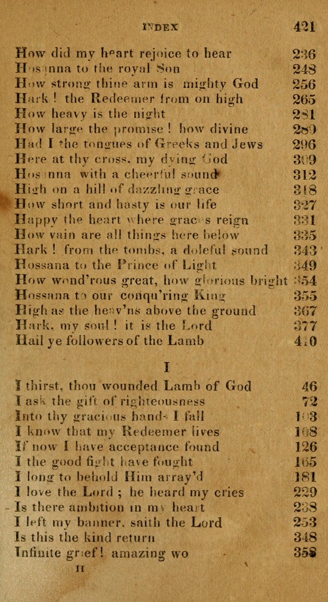 The Reformed Methodist Pocket Hymnal: Revised: collected from various authors. Designed for the worship of God in all Christian churches. page 421