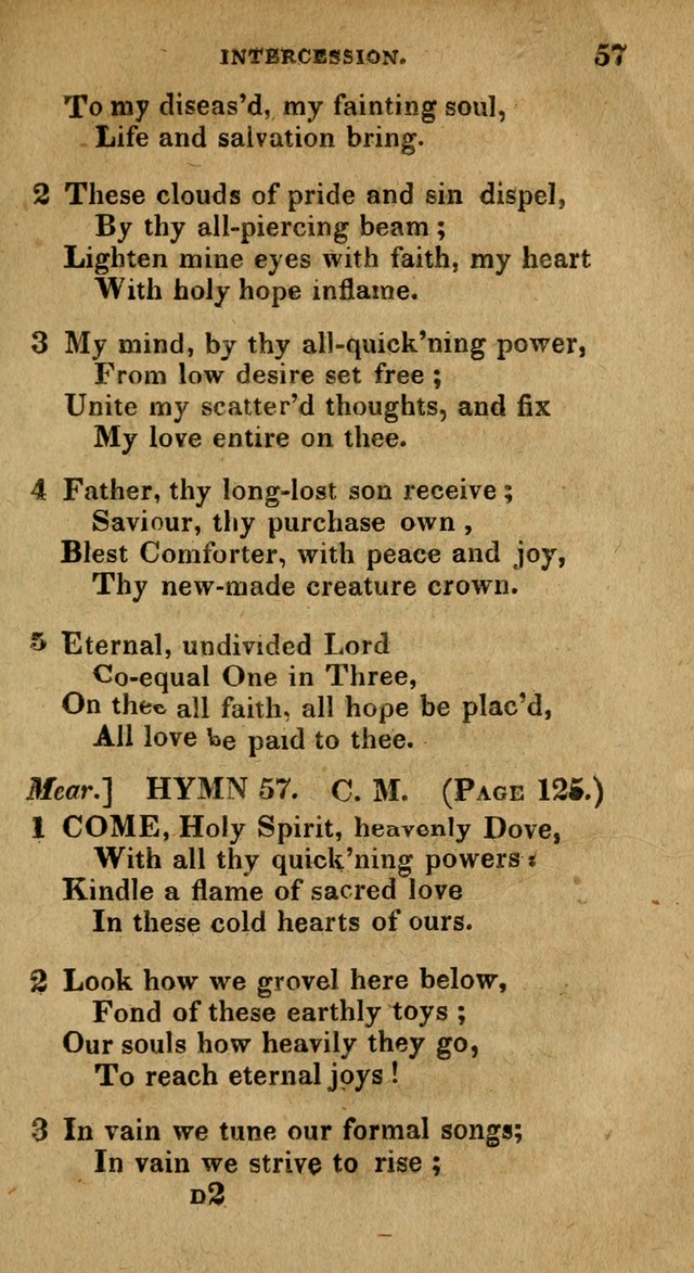 The Reformed Methodist Pocket Hymnal: Revised: collected from various authors. Designed for the worship of God in all Christian churches. page 57