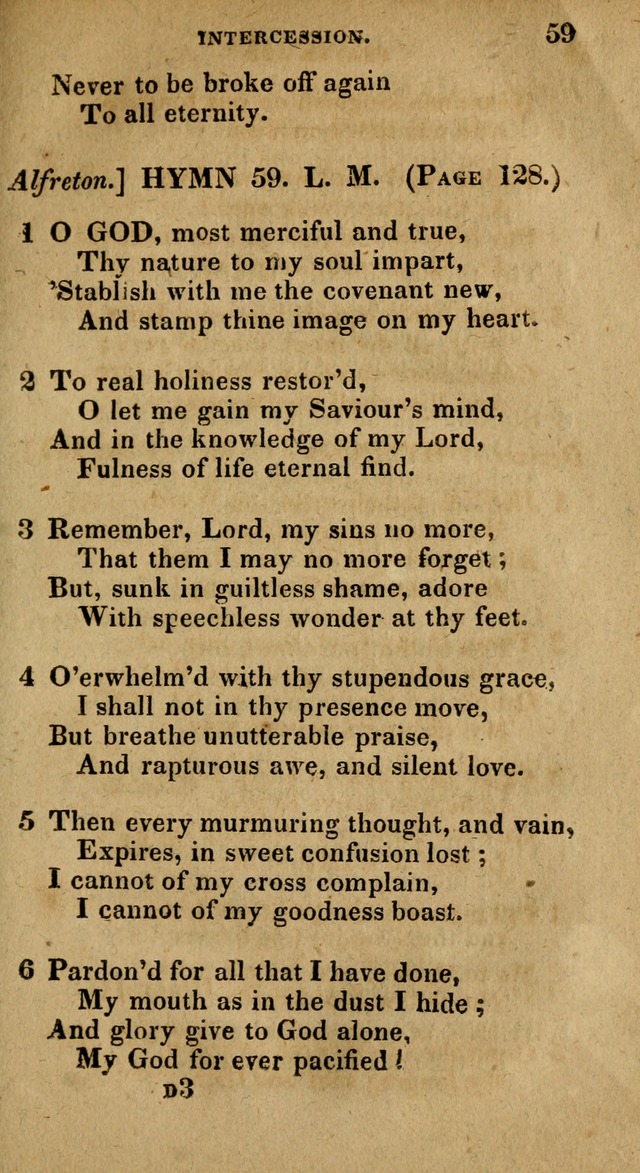 The Reformed Methodist Pocket Hymnal: Revised: collected from various authors. Designed for the worship of God in all Christian churches. page 59