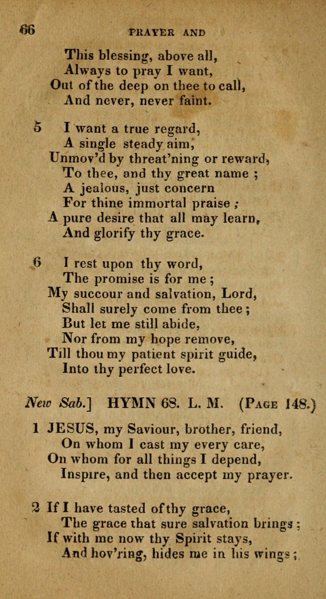 The Reformed Methodist Pocket Hymnal: Revised: collected from various authors. Designed for the worship of God in all Christian churches. page 66