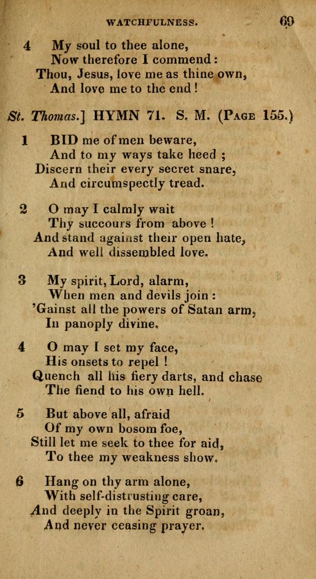 The Reformed Methodist Pocket Hymnal: Revised: collected from various authors. Designed for the worship of God in all Christian churches. page 69