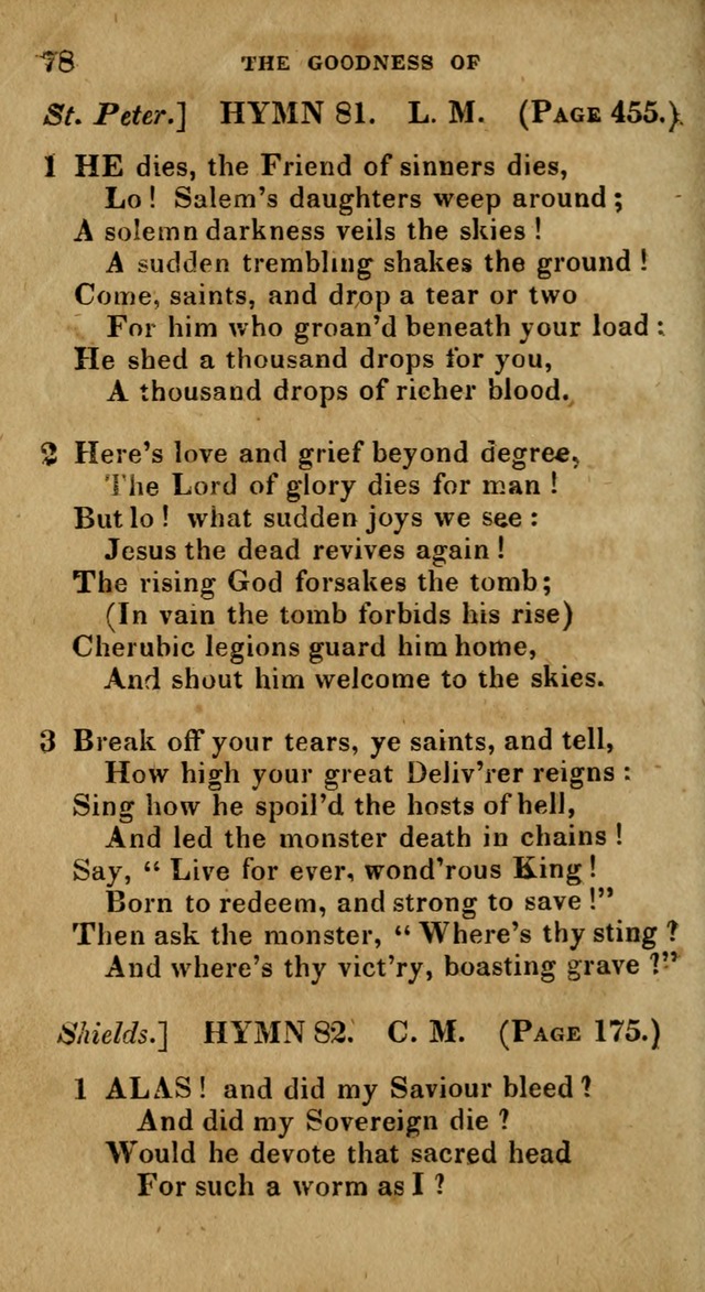 The Reformed Methodist Pocket Hymnal: Revised: collected from various authors. Designed for the worship of God in all Christian churches. page 78