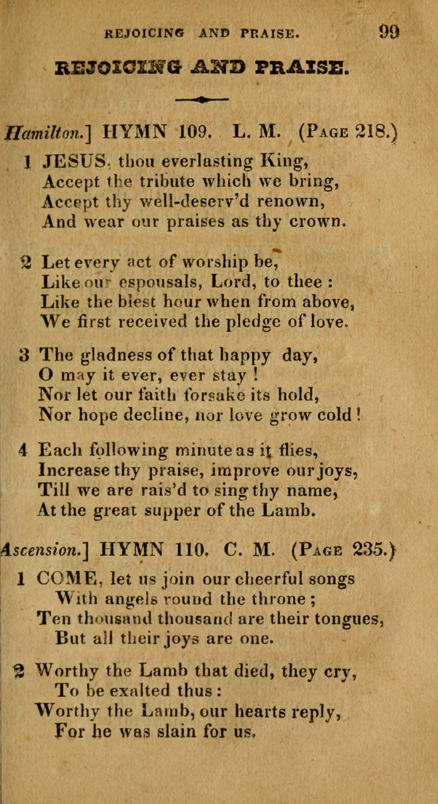 The Reformed Methodist Pocket Hymnal: Revised: collected from various authors. Designed for the worship of God in all Christian churches. page 99