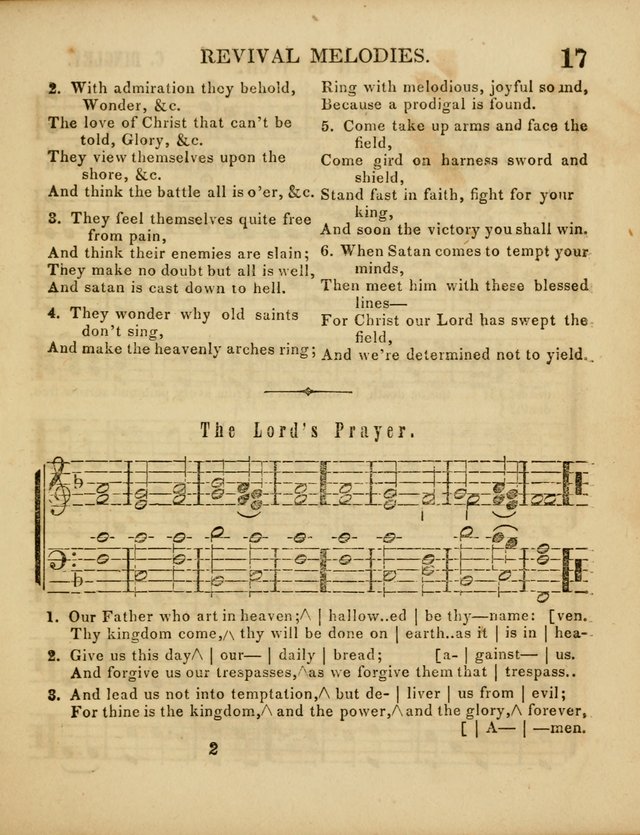 Revival Melodies, or Songs of Zion. page 17