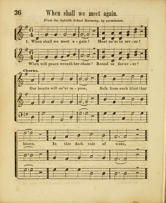 Revival Melodies, or Songs of Zion. page 36