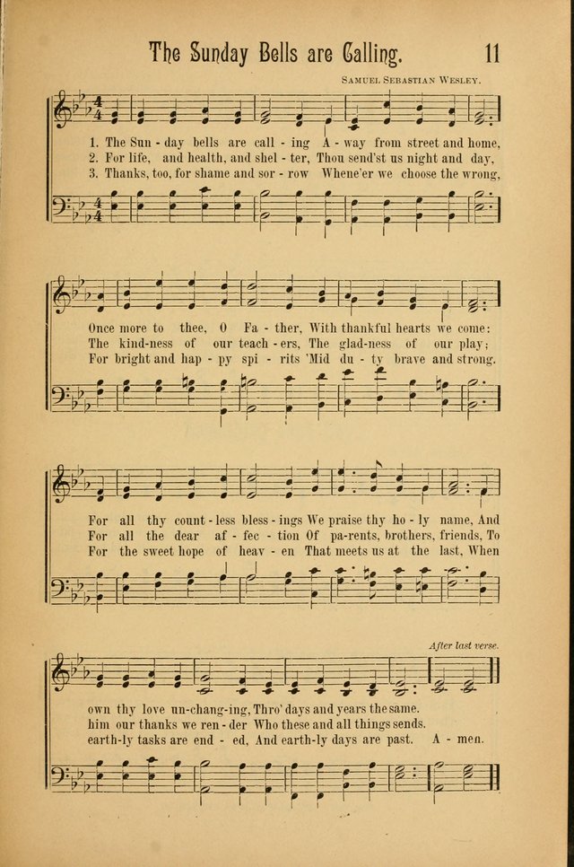 Royal Praise for the Sunday School: a collection of new and selected gospel songs. With a clear and concise course of instruction in the elements of music page 10