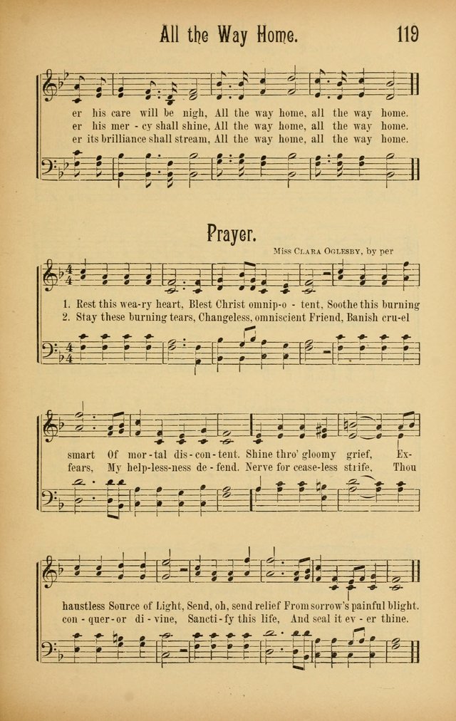 Royal Praise for the Sunday School: a collection of new and selected gospel songs. With a clear and concise course of instruction in the elements of music page 118