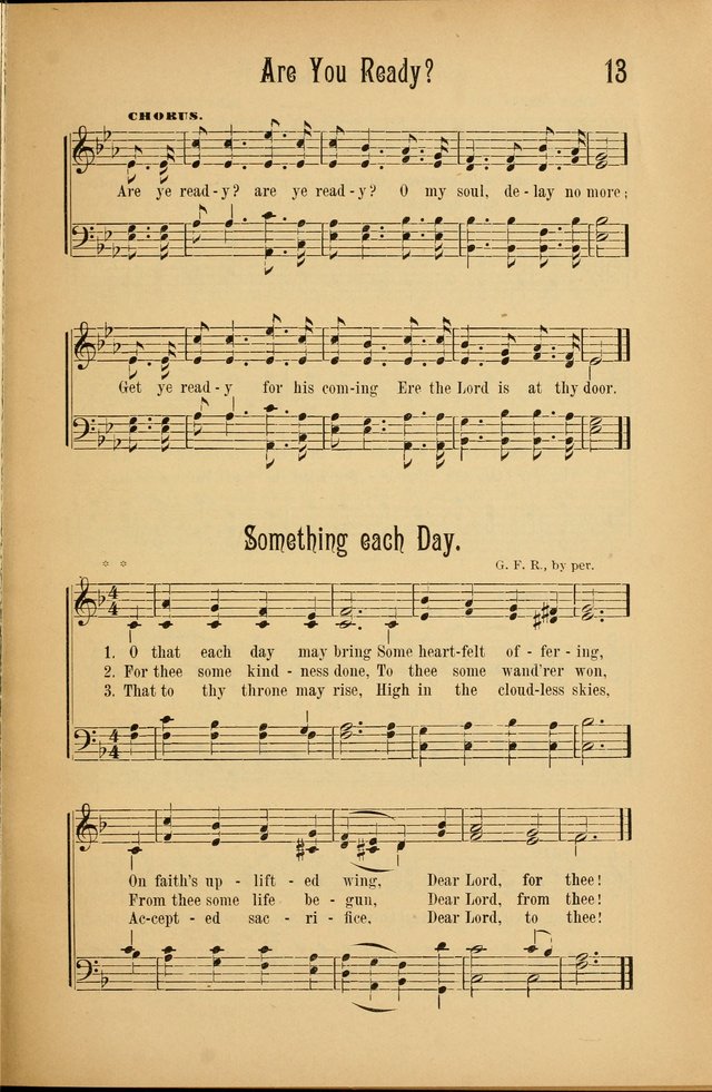 Royal Praise for the Sunday School: a collection of new and selected gospel songs. With a clear and concise course of instruction in the elements of music page 12