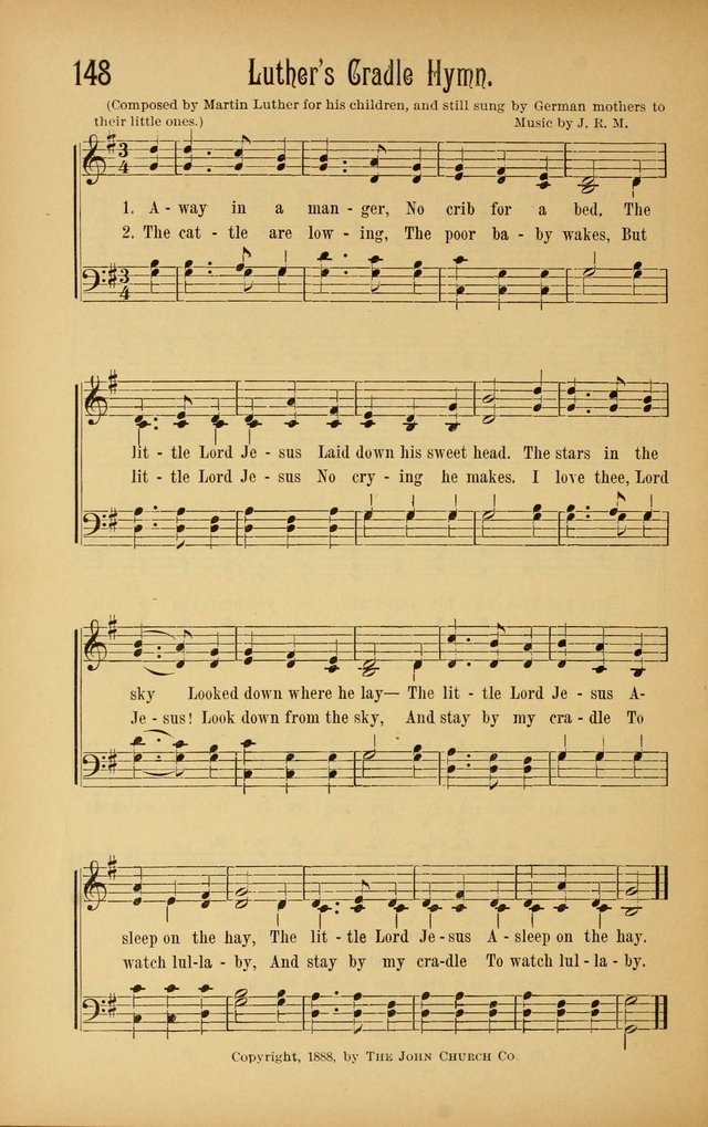 Royal Praise for the Sunday School: a collection of new and selected gospel songs. With a clear and concise course of instruction in the elements of music page 147