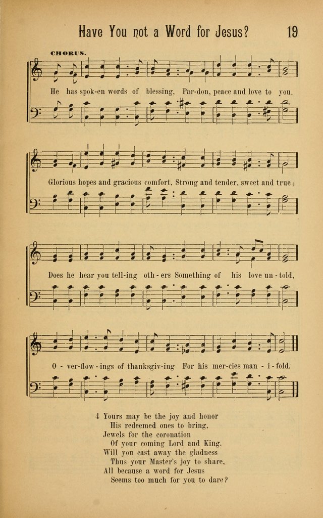 Royal Praise for the Sunday School: a collection of new and selected gospel songs. With a clear and concise course of instruction in the elements of music page 18