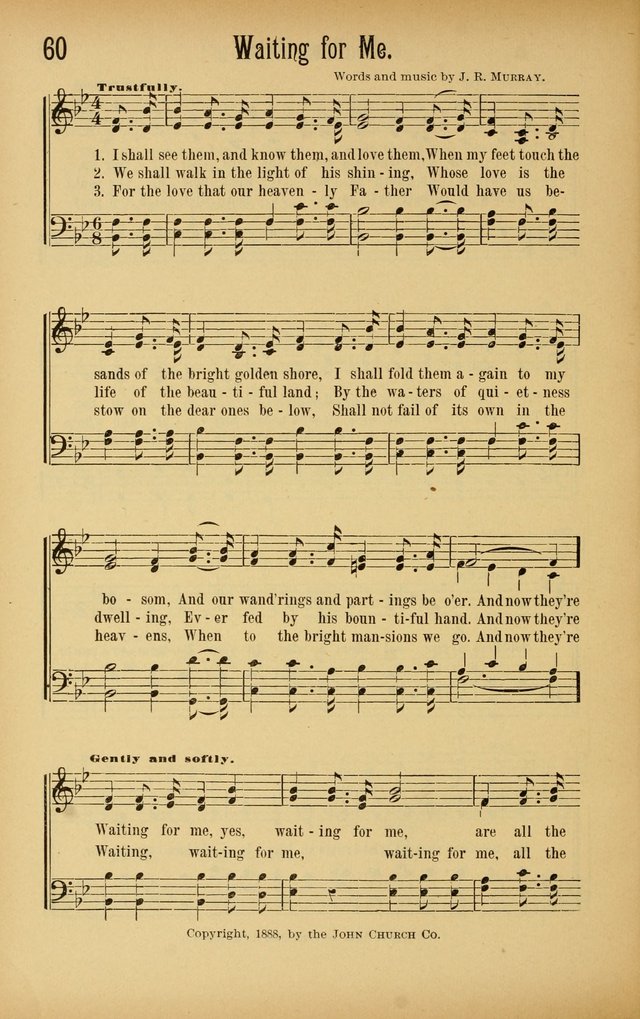 Royal Praise for the Sunday School: a collection of new and selected gospel songs. With a clear and concise course of instruction in the elements of music page 59