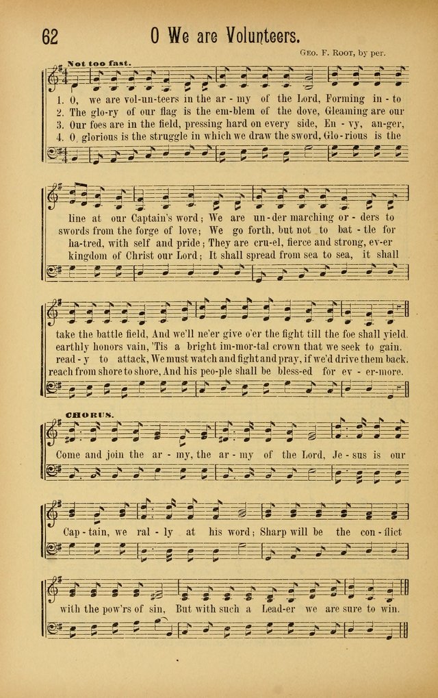 Royal Praise for the Sunday School: a collection of new and selected gospel songs. With a clear and concise course of instruction in the elements of music page 61